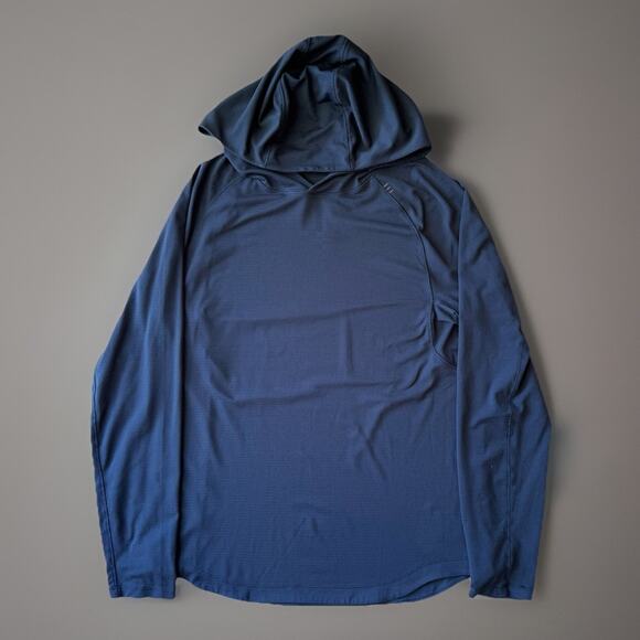 Lululemon Drysense Hoodie Small Navy Lightweight Hooded Long Sleeve Athleisure - Picture 1 of 9
